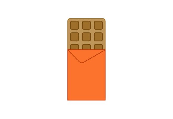 Chocolate Bar Colored Art for Creative Projects