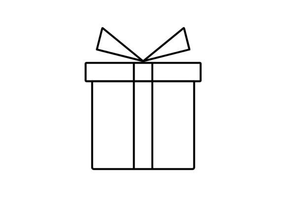Christmas Present Art: A Versatile Graphic for Creative Projects