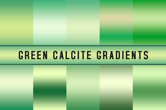 Enhance Your Designs with Green Calcite Gradients