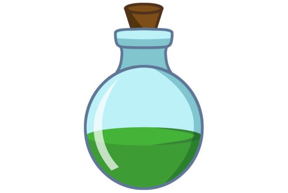 Magical Potion Illustration Art: A Spooky Graphic Design Trend for Creators