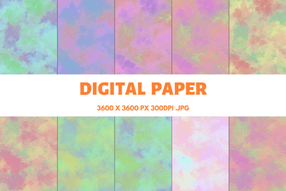 Watercolor Texture Digital Papers 3